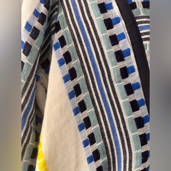 Anthropologie Ro’s Garden Striped Tunic Dress with Yellow and Blue Accents - Picture 5 of 15